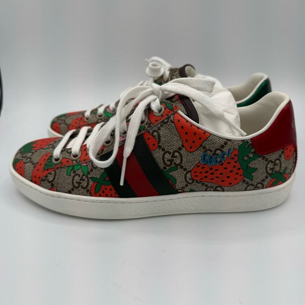 Gucci Ace Strawberry Sneaker - Picture 5 of 12